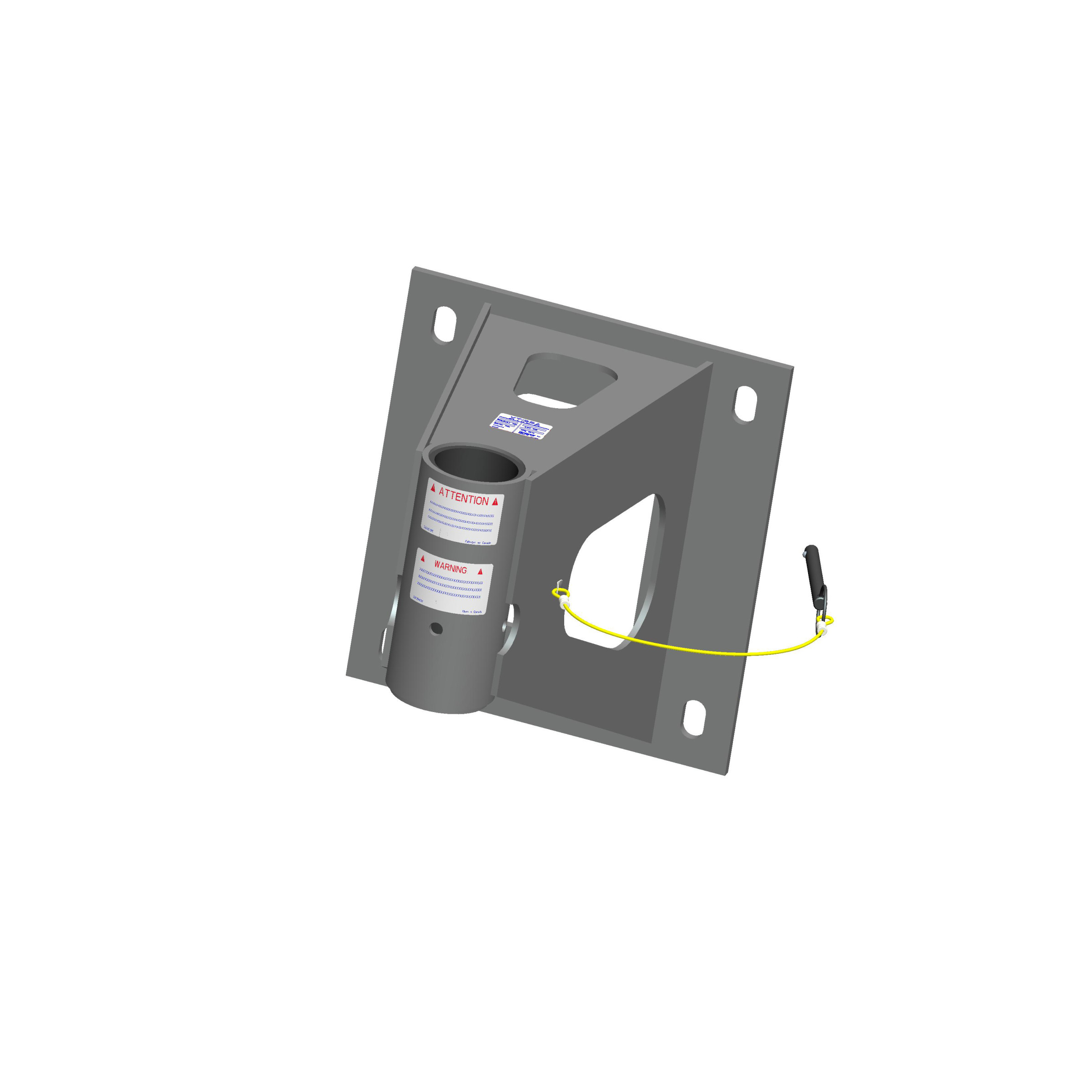 3" Mural Adapter,14" Offset,304 SST